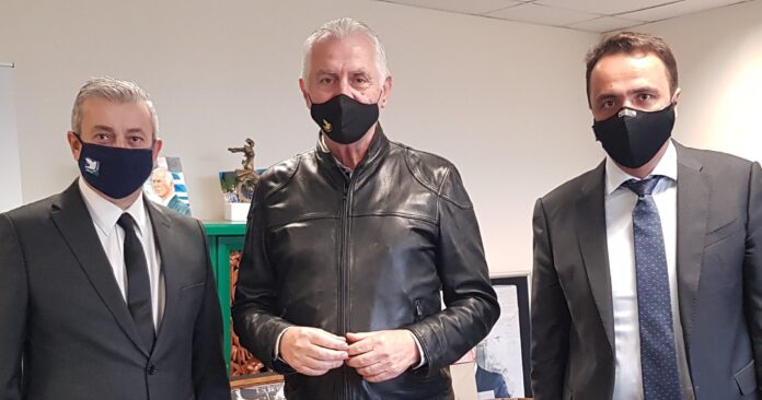 Συνάντηση του Δημάρχου Α. Παχατουρίδη, με τους κ.κ. Ν. Γρέντζελο και Ι. Καλαντώνη