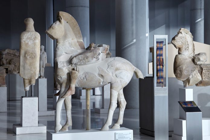Άγαλμα ιππέα. Ο «Πέρσης» ή «Σκύθης» ιππέας. Ακρ. 606 Copyright Μουσείο Ακρόπολης. Φωτογραφία Γιώργος Βιτσαρόπουλος